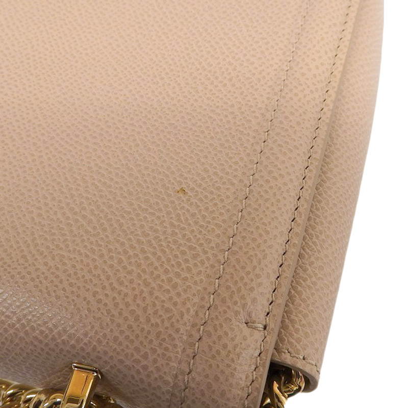 http://フェラガモ%20FERRAGAMO%20ヴァラ%20ショルダーバッグ%20チェーンショルダー%20レザー%20ピンクベージュ%20中古%20OB1863
