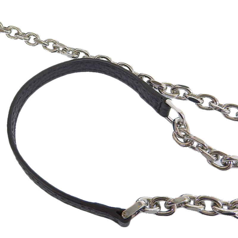 http://メゾンマルジェラ%20MAISON%20MARGIELA%204ステッチ%20チェーンウォレット%20レザー%20ブラック%20美品%20OB1871