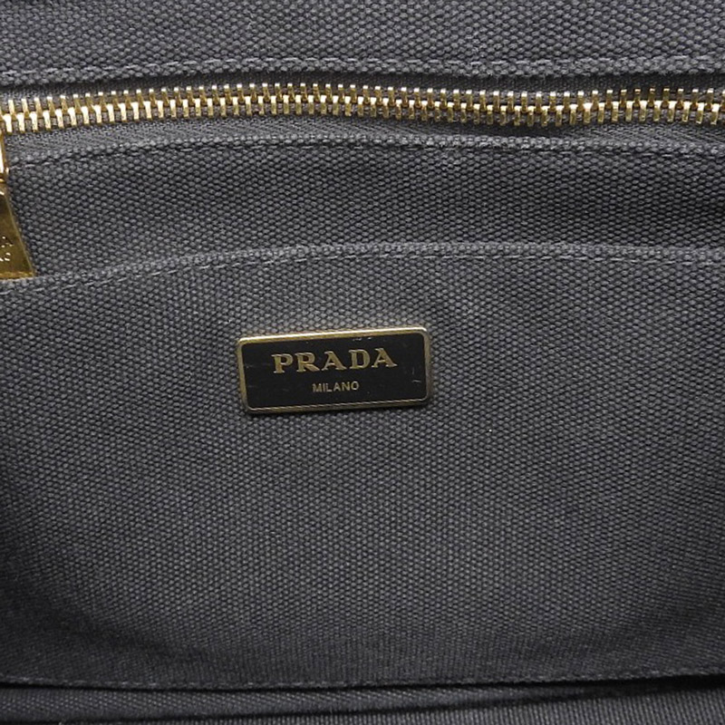 http://プラダ%20PRADA%20カナパ%202WAYバッグ%20トートバッグ%20ショルダーバッグ%20キャンバス%20ブラック%20中古%20OB1872
