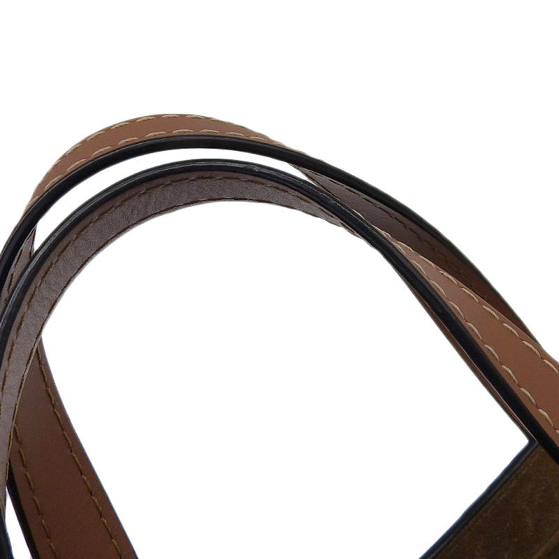 http://ロエベ%20LOEWE%20ゲートトップハンドルミニ%202WAYバッグ%20ハンドバッグ%20レザー%20ホワイト/ベージュ/ブラウン%20中古%20OB1874