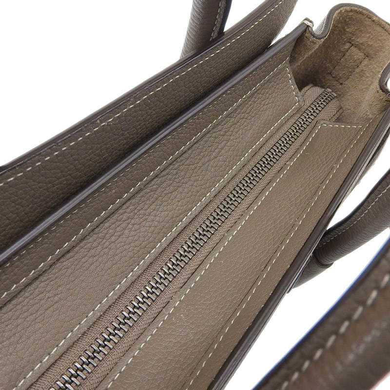 http://セリーヌ%20CELINE%20ラゲージ%20ナノショッパー%202WAYバッグ%20ハンドバッグ%20ショルダーバッグ%20レザー%20スリ%20中古%20OB1878