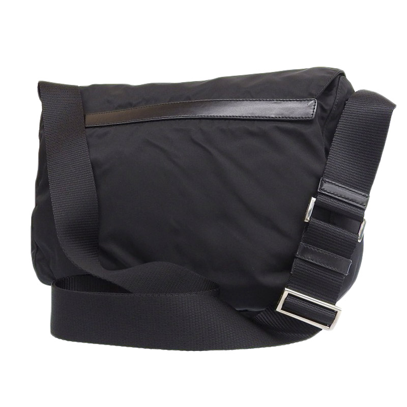 http://プラダ%20PRADA%20ショルダーバッグ%20斜め掛けショルダー%20ナイロン%20レザー%20ブラック%20中古%20OB1883