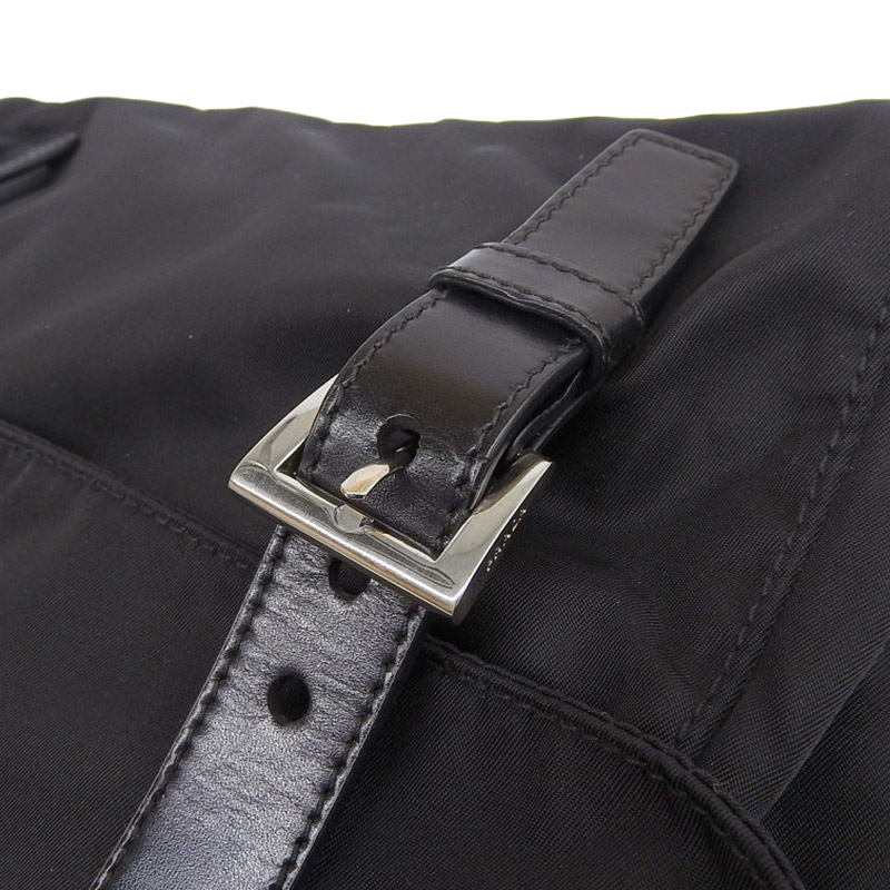 http://プラダ%20PRADA%20ショルダーバッグ%20斜め掛けショルダー%20ナイロン%20レザー%20ブラック%20中古%20OB1883