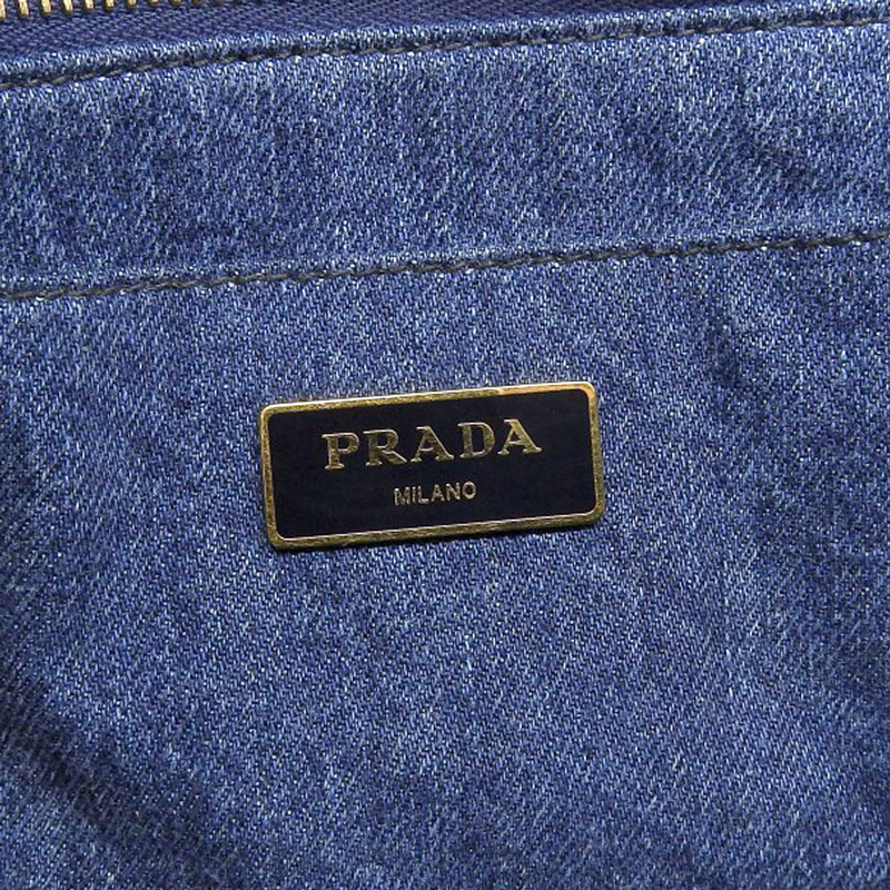 http://プラダ%20PRADA%20カナパ%202WAYバッグ%20トートバッグ%20ショルダーバッグ%20デニム%20ブルー%201BG439%20中古%20OB1886