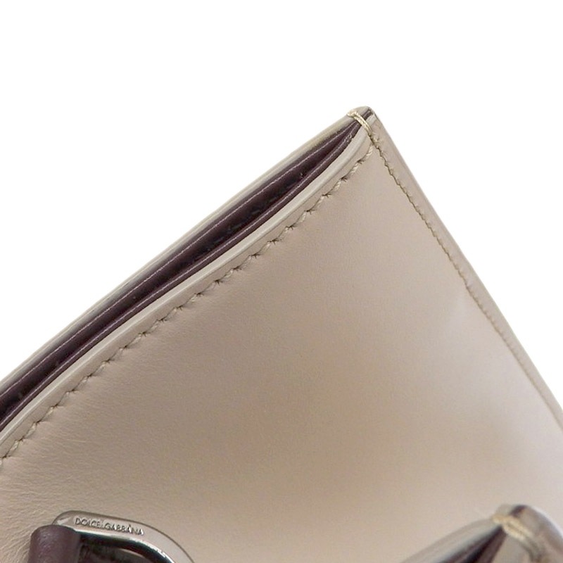http://ドルチェ＆ガッバーナ%20DOLCE&GABBANA%20ロゴショッピングバッグ%202WAYバッグ%20トートバッグ%20ショルダー%20レザー%20ベージュ%20中古%20OB1891