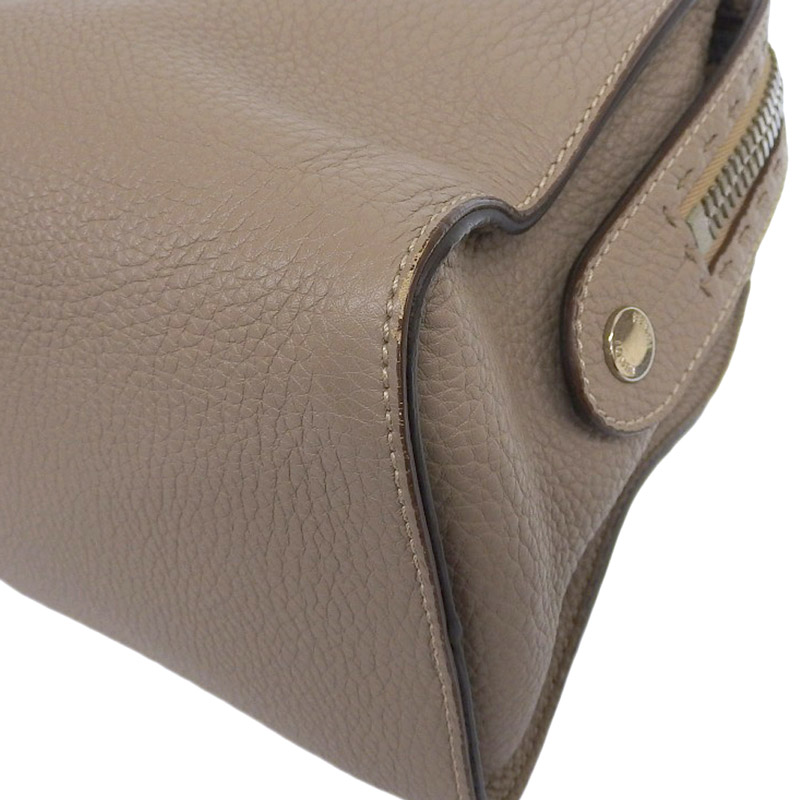 http://フェンディ%20FENDI%20セレリアレイ%202WAYバッグ%20ハンドバッグ%20ショルダーバッグ%20レザー%20グレージュ%208BL137%20中古%20OB1894