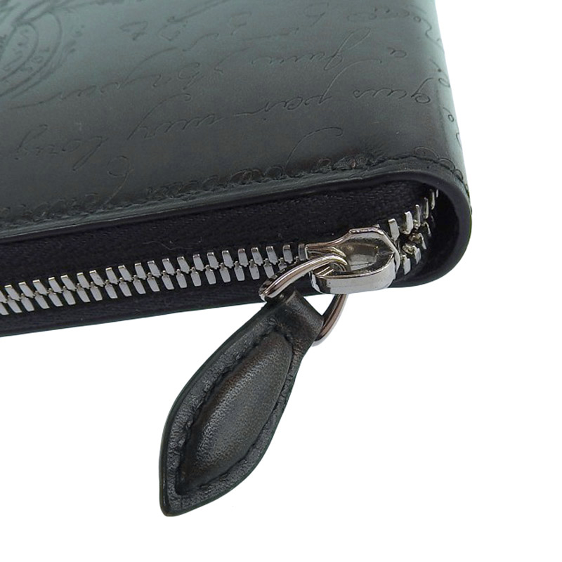 http://ベルルッティ%20BERLUTI%20カリグラフィ%20長財布%20レザー%20グリーン%20中古%20OBB0555