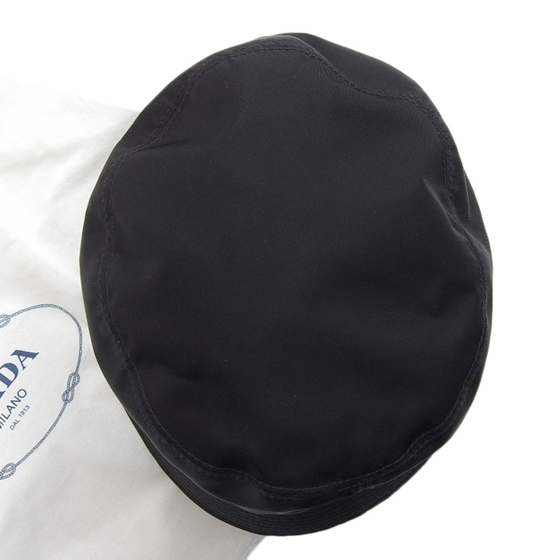 http://プラダ%20PRADA%20バケットハット%20帽子%20Reナイロン%20ブラック%20M%201HC137%20中古%20OBB0556