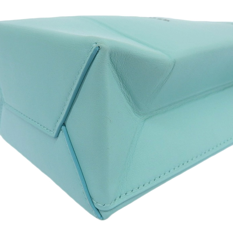 http://ティファニー%20TIFFANY%20&%20Co.%20ミニショッピングトート%202WAYバッグ%20ショルダーバッグ%20レザー%20ブルー%20中古%20TI0343