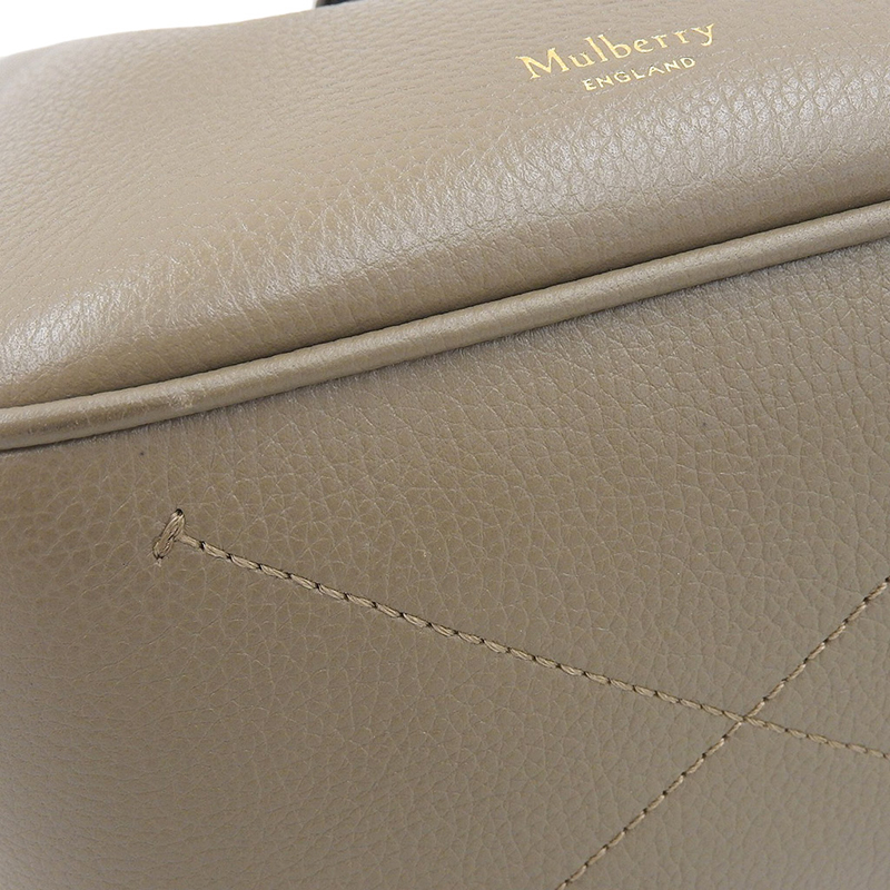 http://マルベリー%20MULBERRY%20ハムステッド%202WAYバッグ%20ハンドバッグ%20ショルダーバッグ%20レザー%20グレージュ%20中古%20OB1903