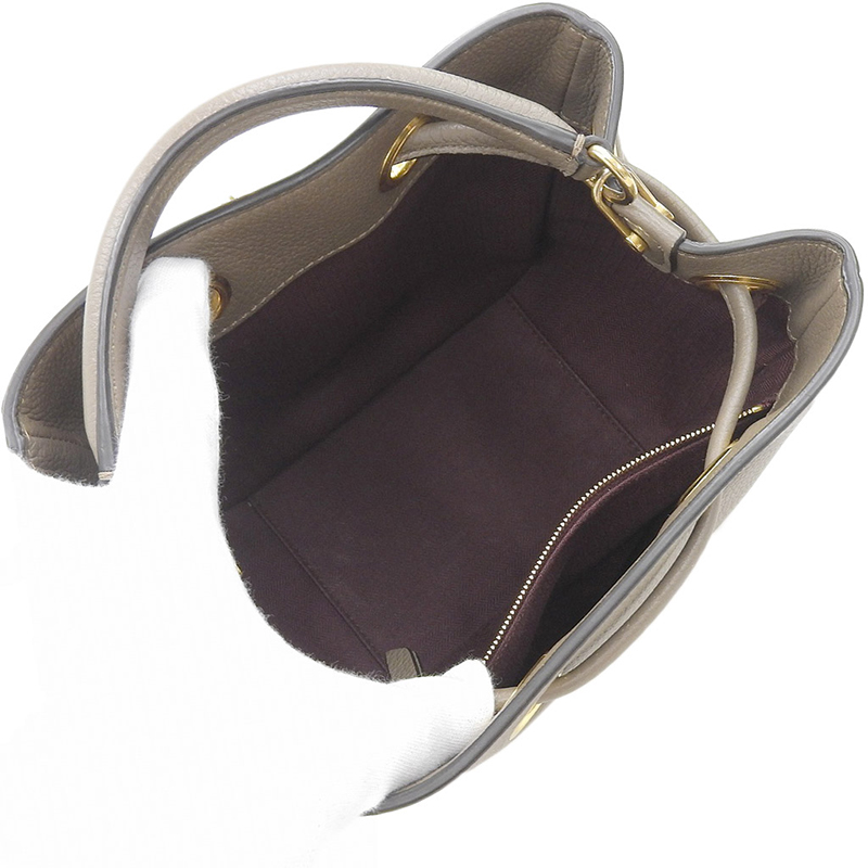 http://マルベリー%20MULBERRY%20ハムステッド%202WAYバッグ%20ハンドバッグ%20ショルダーバッグ%20レザー%20グレージュ%20中古%20OB1903