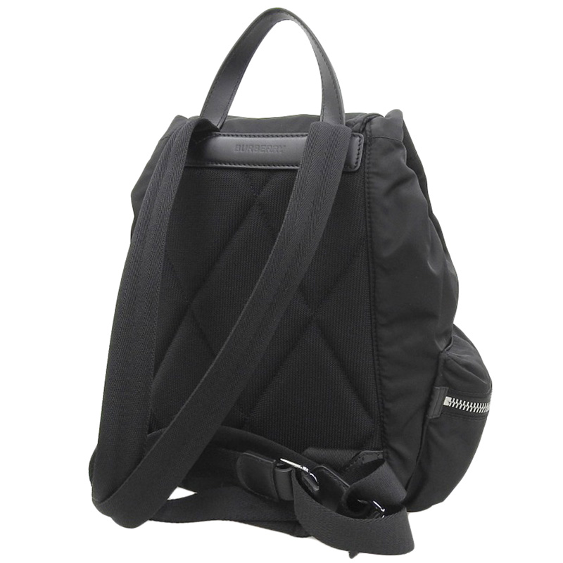 http://バーバリー%20BURBERRY%20バックパック%20リュックサック%20ナイロン/レザー%20ブラック%20中古%20OB2012