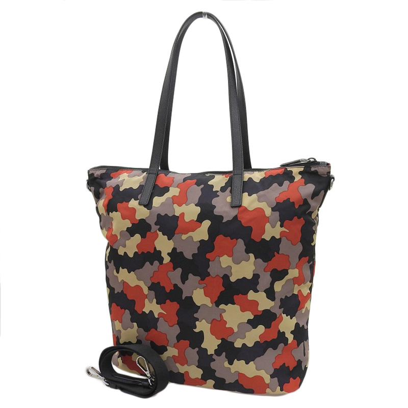 http://プラダ%20PRADA%202WAYバッグ%20ショルダーバッグ%20トートバッグ%20ナイロン/レザー%20マルチカラー%20中古%20OB2015