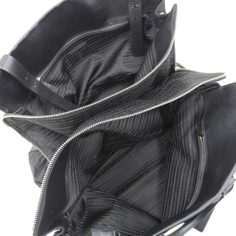 http://プラダ%20PRADA%20ボストンバッグ%20サフィアーノ%20レザー%20ブラック%20中古%20OB2019