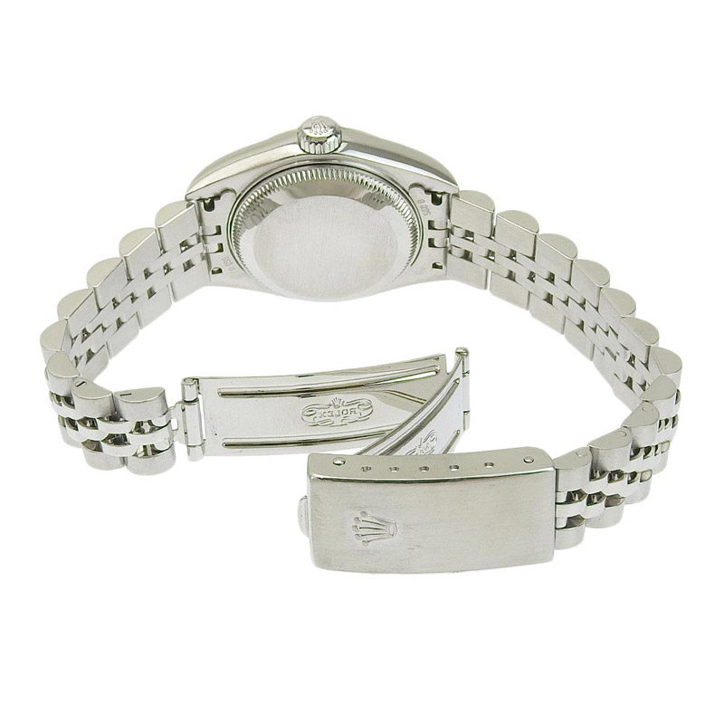 http://ロレックス%20ROLEX%20デイトジャスト%20レディース%20自動巻き%20腕時計%20SS/WG%2010Pダイヤ%20シルバー文字盤%20F番%202004年%2079174G%20中古%20RO0271