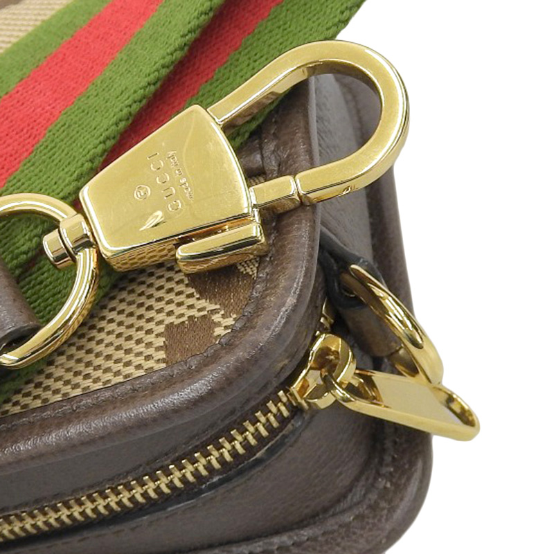 http://グッチ%20GUCCI%20ジャンボGG%20ミニバッグ%20ショルダーバッグ%20キャンバス/レザー%20キャメル/エボニー%20696075%20中古%20GU0590