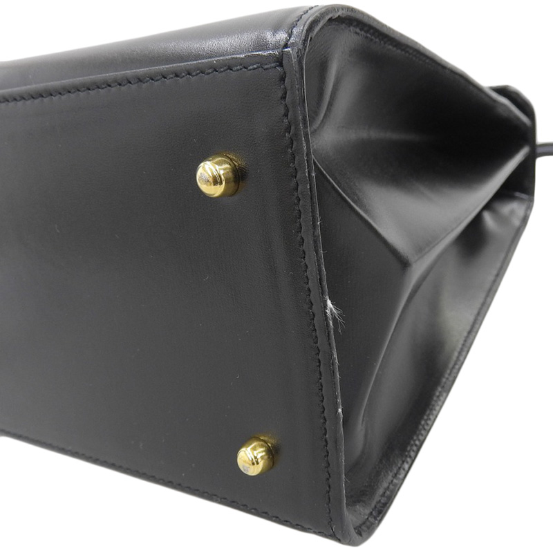 http://グッチ%20GUCCI%202WAYバッグ%20ハンドバッグ%20ショルダーバッグ%20レザー%20ブラック%20中古%20GU0591