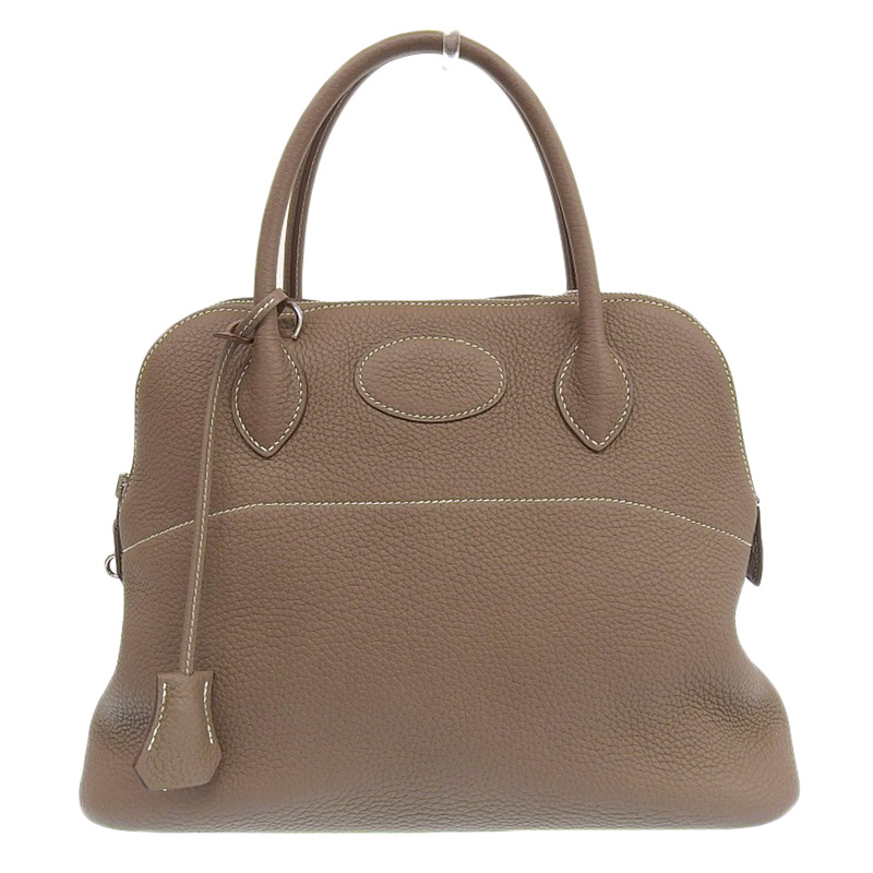 エルメス HERMES ハンドバッグ ボリード31 トリヨンクレマンス エトゥープ Y刻印 2020年 中古 HE0949