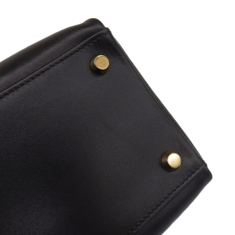 http://エルメス%20HERMES%20ケリー32%202WAYバッグ%20ハンドバッグ%20ショルダーバッグ%20ボックスカーフ%20ブラック%20□C刻印%201999年%20中古%20HE0952