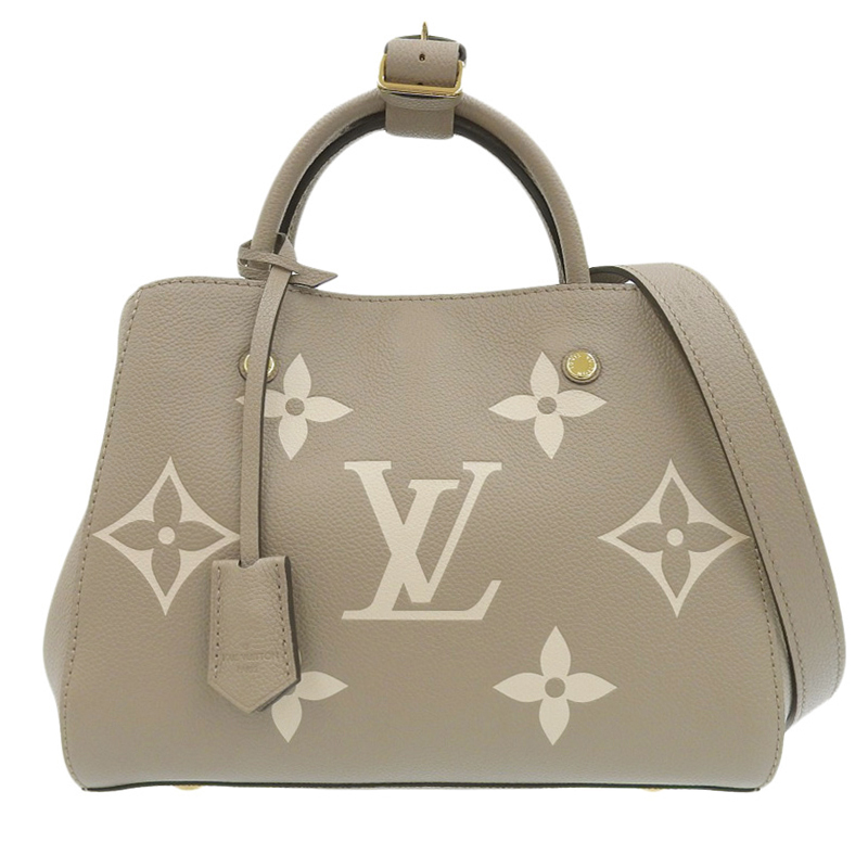 ルイヴィトン LOUIS VUITTON モノグラム アンプラント モンテーニュBB 2WAYバッグ トゥルトレールクレーム M45489 中古 LV1582