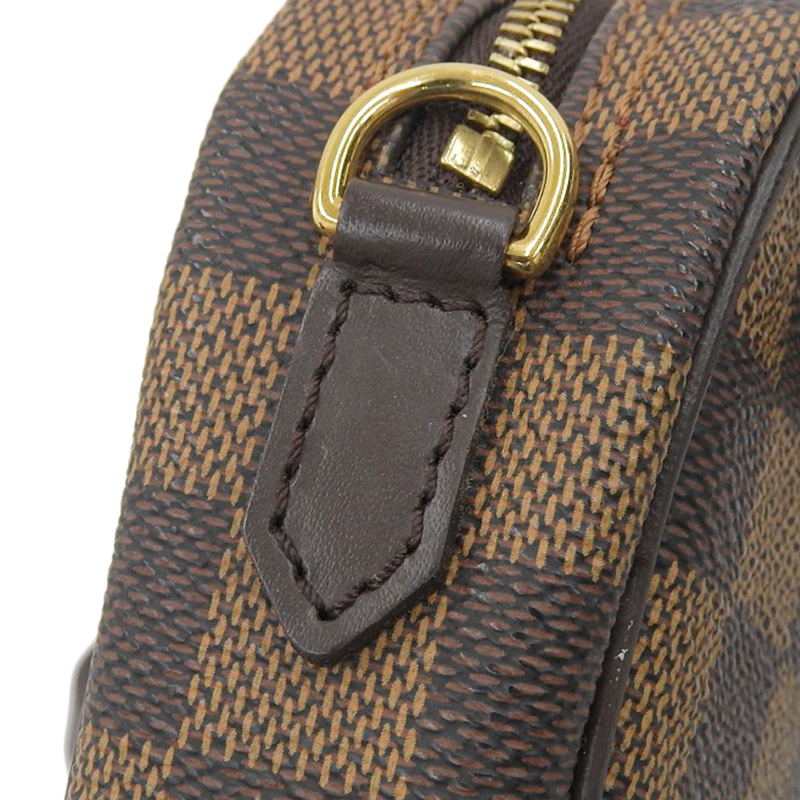 http://ルイヴィトン%20LOUIS%20VUITTON%20ダミエ%20ポシェット・イパネマ%20ショルダーバッグ%20ウエストポーチ%20エベヌ%20N51296%20中古%20LV1585