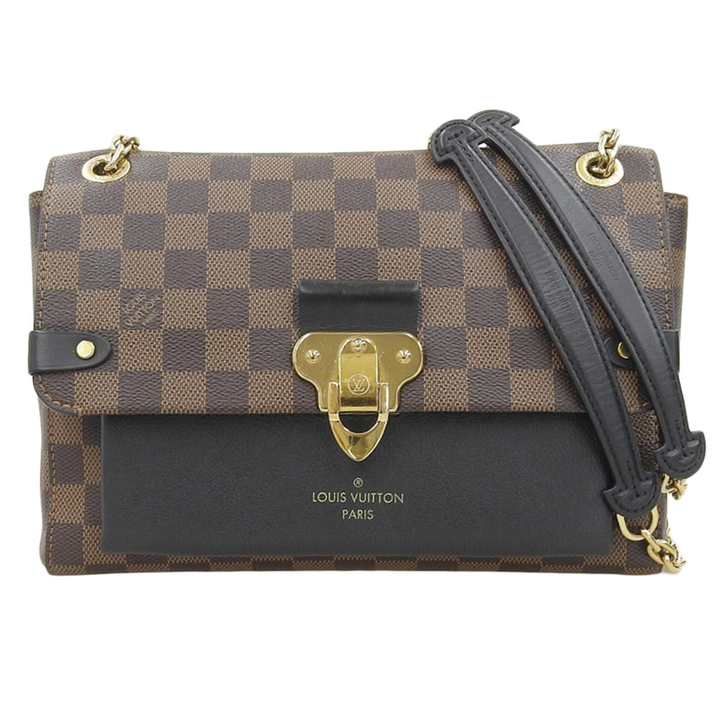 ルイヴィトン LOUIS VUITTON ダミエ ヴァヴァンPM ショルダーバッグ ノワール N40108 中古 LV1586