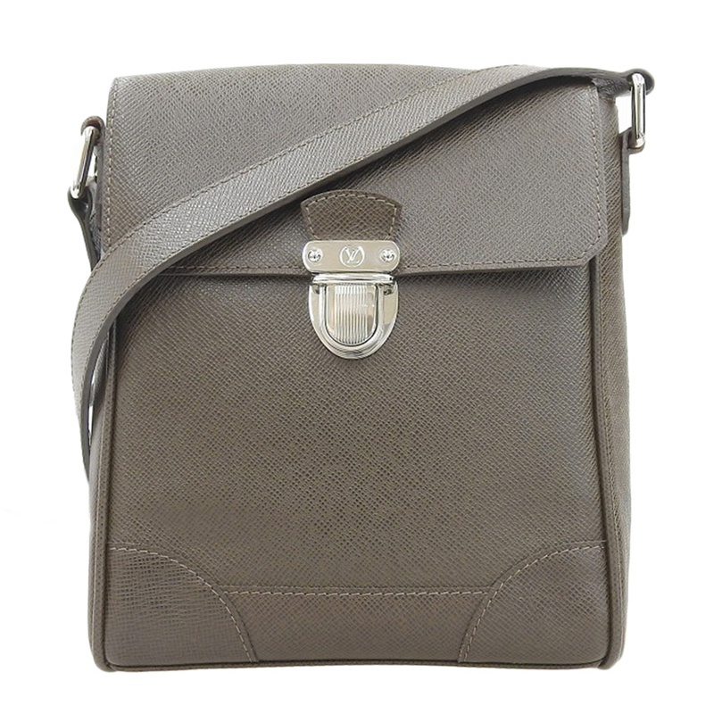 ルイヴィトン LOUIS VUITTON タイガ ルカ ショルダーバッグ 斜め掛けショルダー グリズリ M31198 中古 LV1587