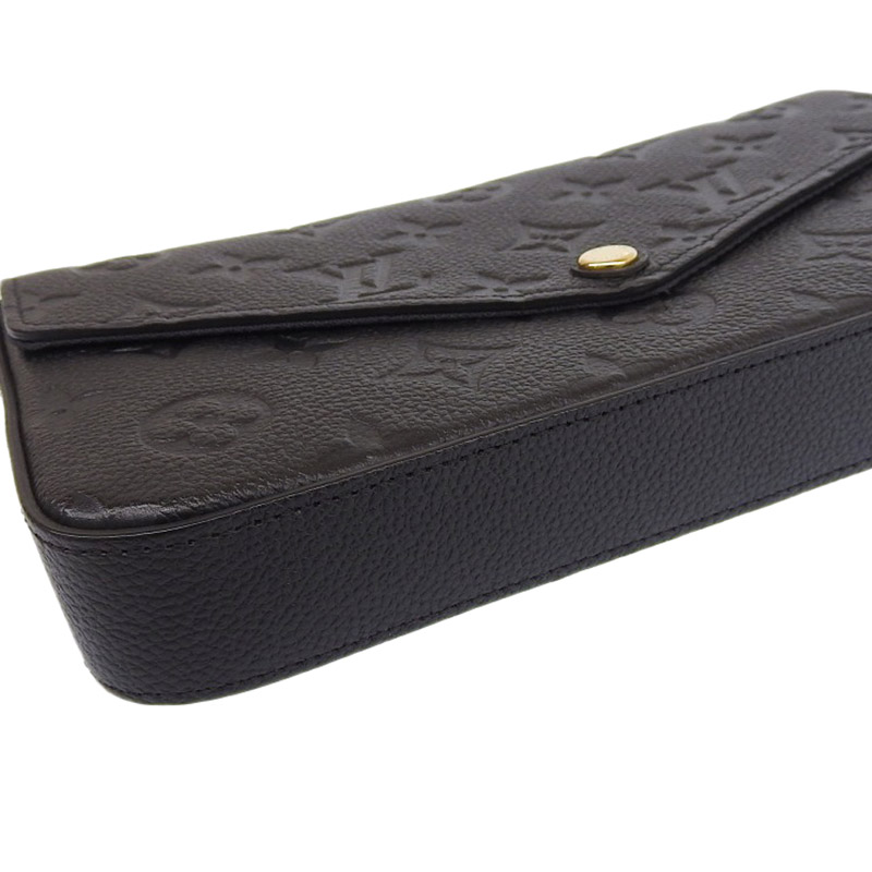 http://ルイヴィトン%20LOUIS%20VUITTON%20モノグラム%20アンプラント%20ポシェットフェリシー%20ショルダーバッグ%20ブラック%20M64064%20中古%20LV1592