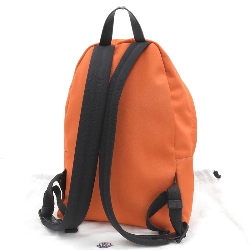 http://モンクレール%20MONCLER%20バックパック%20リュックサック%20ナイロン%20オレンジ%20美品%20OB1915