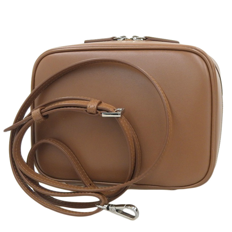 http://ジルサンダー%20JIL%20SANDER%20ショルダーバッグ%20ポシェット%20レザー%20ブラウン%20中古%20OB1917