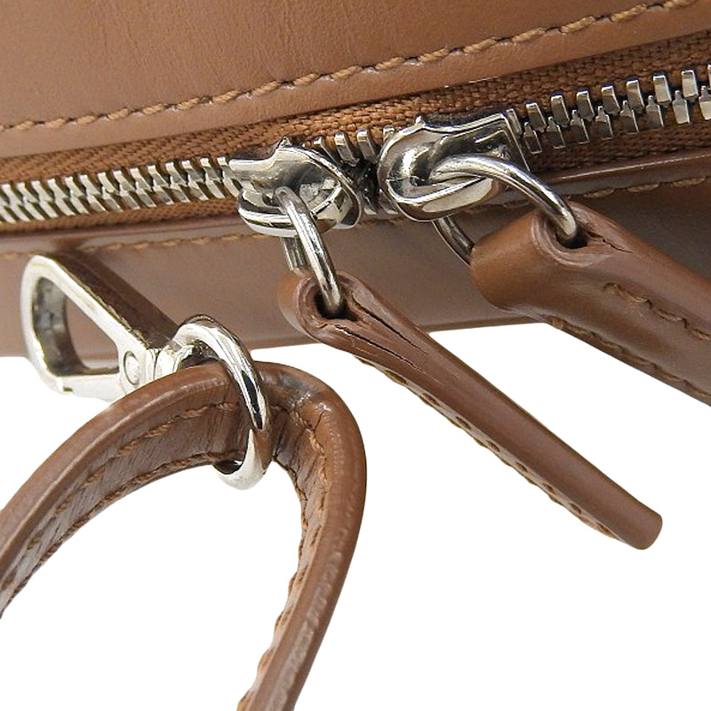 http://ジルサンダー%20JIL%20SANDER%20ショルダーバッグ%20ポシェット%20レザー%20ブラウン%20中古%20OB1917