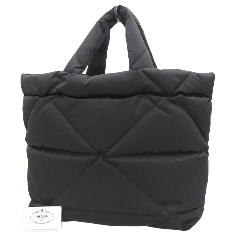 http://プラダ%20PRADA%20トートバッグ%20パデッド%20ナイロン%20ブラック%202VG082%20美品%20OB1924
