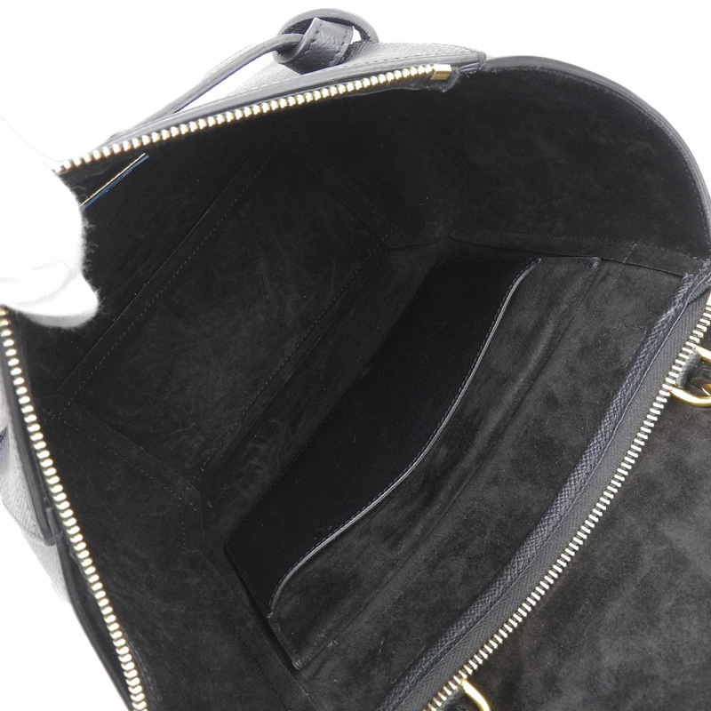 http://セリーヌ%20CELINE%20マイクロ%20ベルトバッグ%202WAYバッグ%20ハンドバッグ%20ショルダーバッグ%20レザー%20ブラック%20189153ZVA%20中古%20OB1930