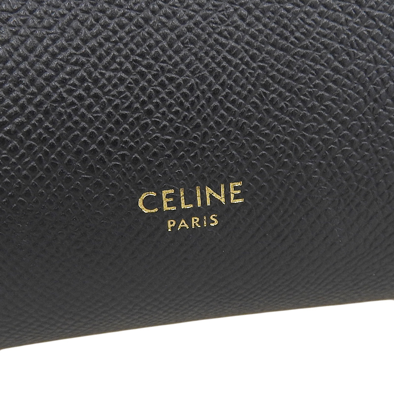 http://セリーヌ%20CELINE%20マイクロ%20ベルトバッグ%202WAYバッグ%20ハンドバッグ%20ショルダーバッグ%20レザー%20ブラック%20189153ZVA%20中古%20OB1930