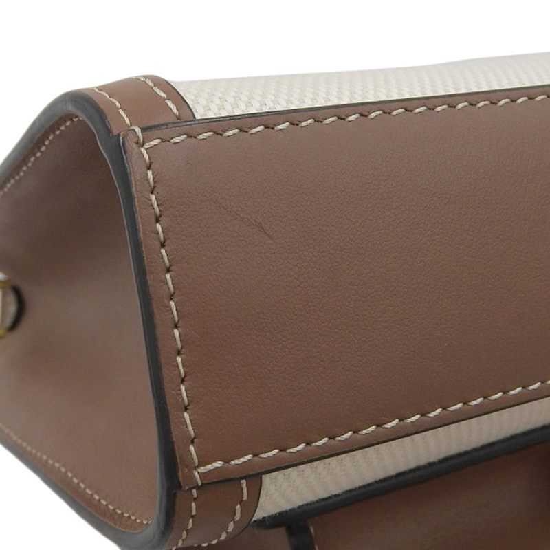 http://バーバリー%20BURBERRY%202WAYバッグ%20ハンドバッグ%20ショルダーバッグ%20キャンバス/レザー%20ホワイト/ブラウン%208039361%20中古%20新入荷%20OB1946
