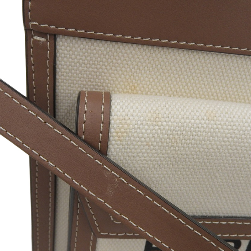 http://バーバリー%20BURBERRY%202WAYバッグ%20ハンドバッグ%20ショルダーバッグ%20キャンバス/レザー%20ホワイト/ブラウン%208039361%20中古%20新入荷%20OB1946