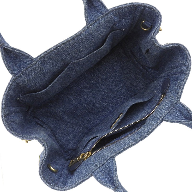 http://プラダ%20PRADA%20カナパ%202WAYバッグ%20トートバッグ%20ショルダーバッグ%20デニム%20ブルー%201BG439%20中古%20OB1948