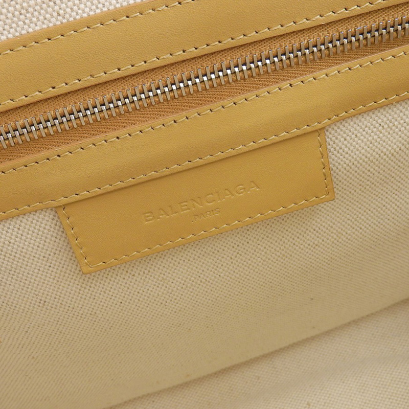 http://バレンシアガ%20BALENCIAGA%20マリントート%20トートバッグ%20キャンバス/レザー%20ホワイト/ベージュ%20380691%20中古%20OB1951
