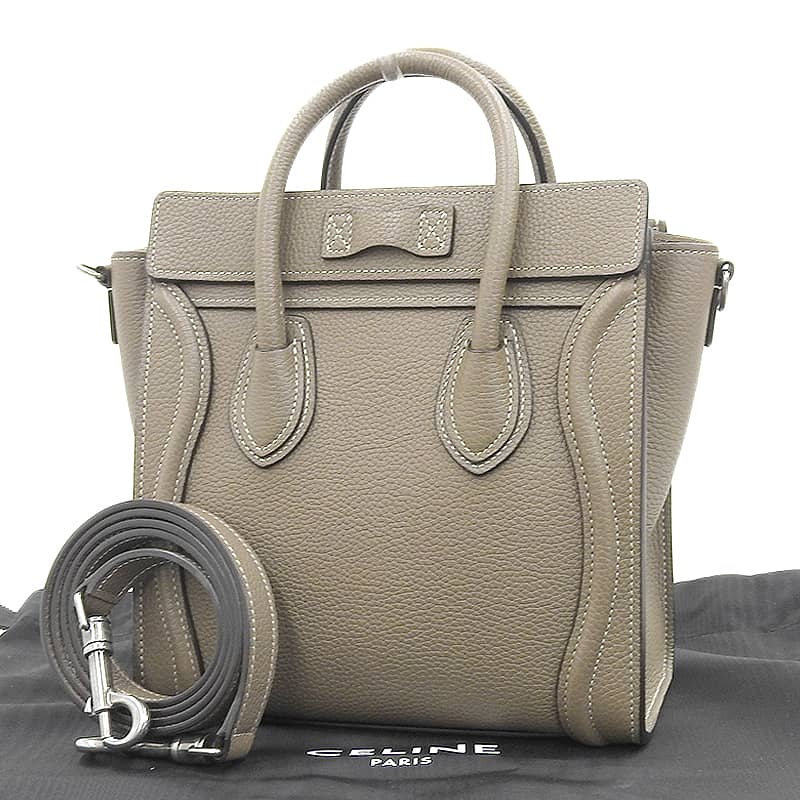 http://セリーヌ%20CELINE%20ラゲージ%20ナノショッパー%202WAYバッグ%20ハンドバッグ%20ショルダーバッグ%20レザー%20スリ%20中古%20OB2009