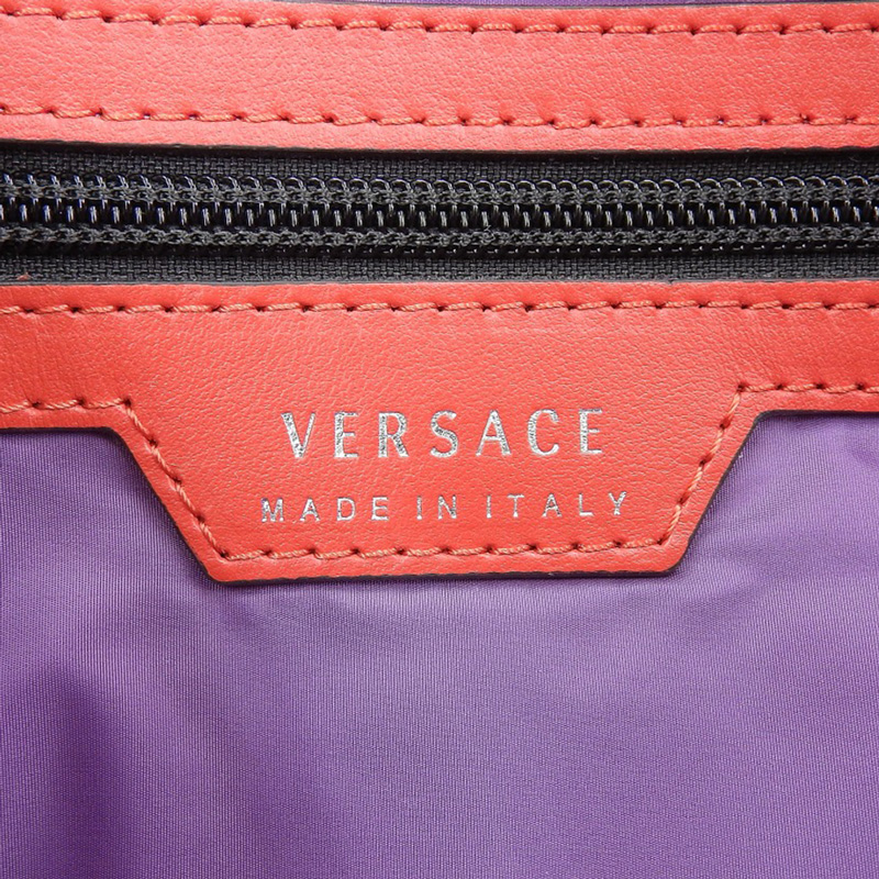 http://ヴェルサーチ%20VERSACE%20ボディバッグ%20ウエストポーチ%20ベルトバッグ%20ナイロン%20レッド%20美品%20OB2026