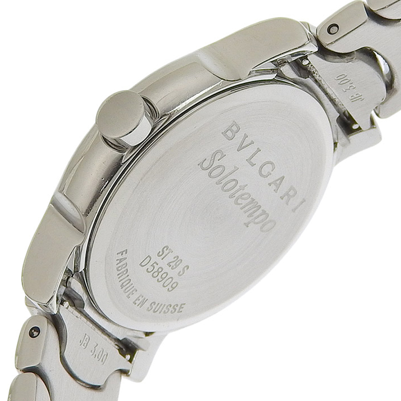http://ブルガリ%20BVLGARI%20時計%20ソロテンポ%20クォーツ%20腕時計%20レディース%20SS%20ブラック文字盤%20ST29S%20中古%20新入荷%20BV0362