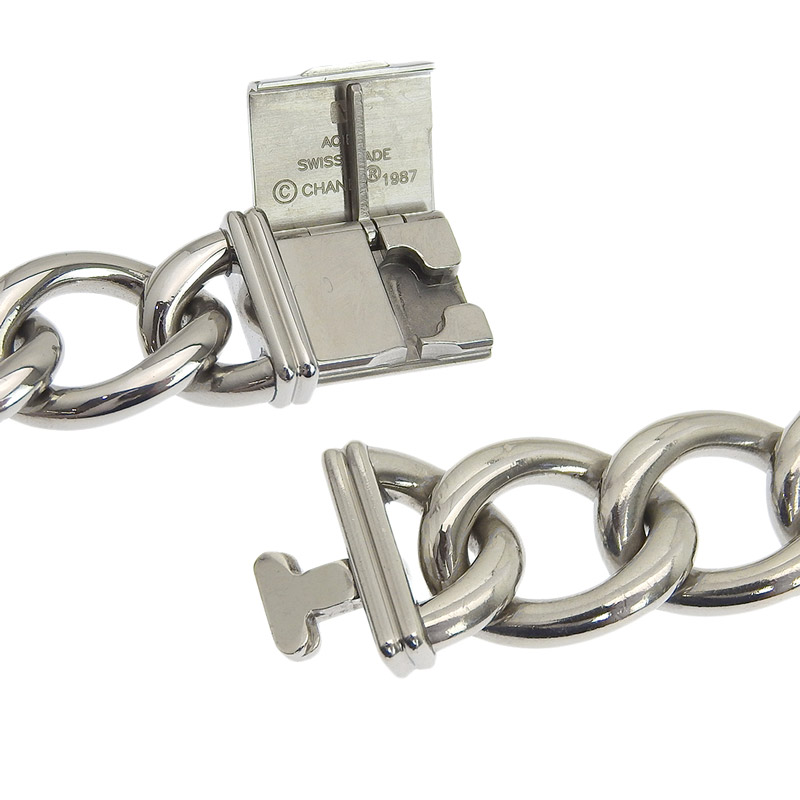 http://シャネル%20CHANEL%20時計%20プルミエール%20#S%20クォーツ%20腕時計%20レディース%20SS%20ブラック文字盤%20H0452%20中古%20CH0938
