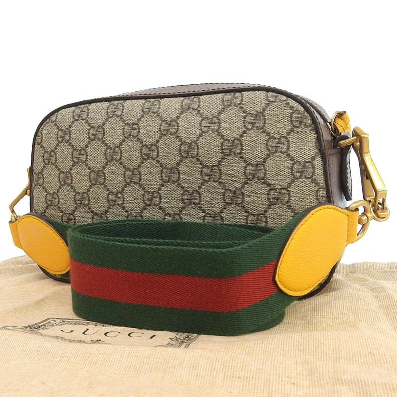 http://グッチ%20GUCCI%20ネオヴィンテージ%20GGスプリーム%20メッセンジャーバッグ%20ショルダーバッグ%20ベージュ%20エボニー%20476466%20美品%20GU0600