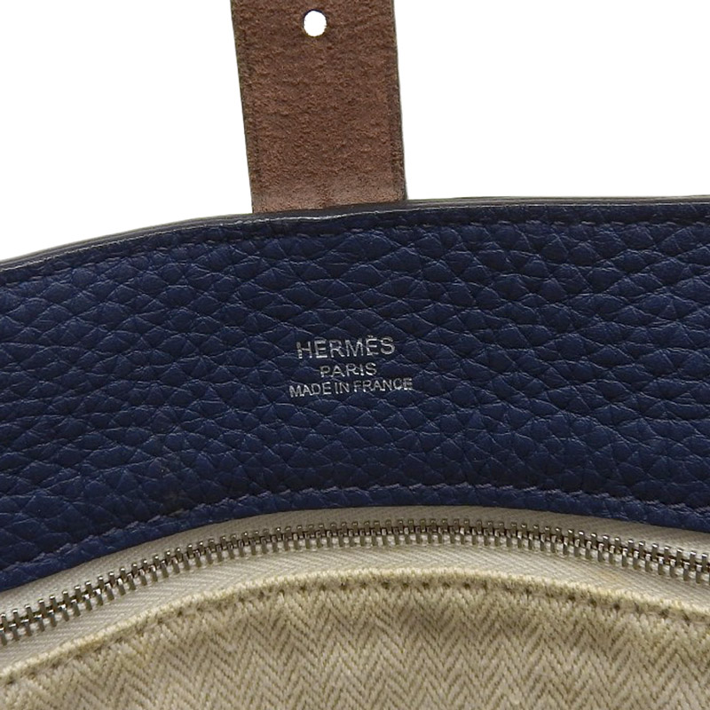 http://エルメス%20HERMES%20マルワリPM%20ショルダーバッグ%20レザー%20ブルー/ブラウン%20□N刻印%202010年%20中古%20HE0958