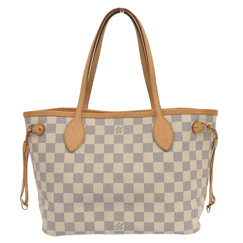 ルイヴィトン LOUIS VUITTON ダミエアズール ネヴァーフルPM トートバッグ N41362 中古 LV1595