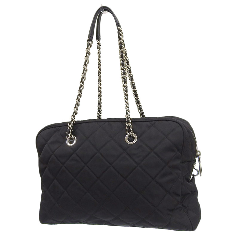 http://プラダ%20PRADA%20トートバッグ%20ショルダーバッグ%20ナイロン/レザー%20ブラック%201BB072%20中古%20OB1963