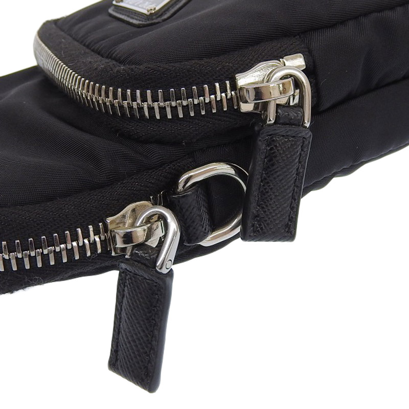 http://プラダ%20PRADA%20ショルダーバッグ%20スマートフォンケース%20ナイロン/レザー%20ブラック%202ZT024%20中古%20OB1967