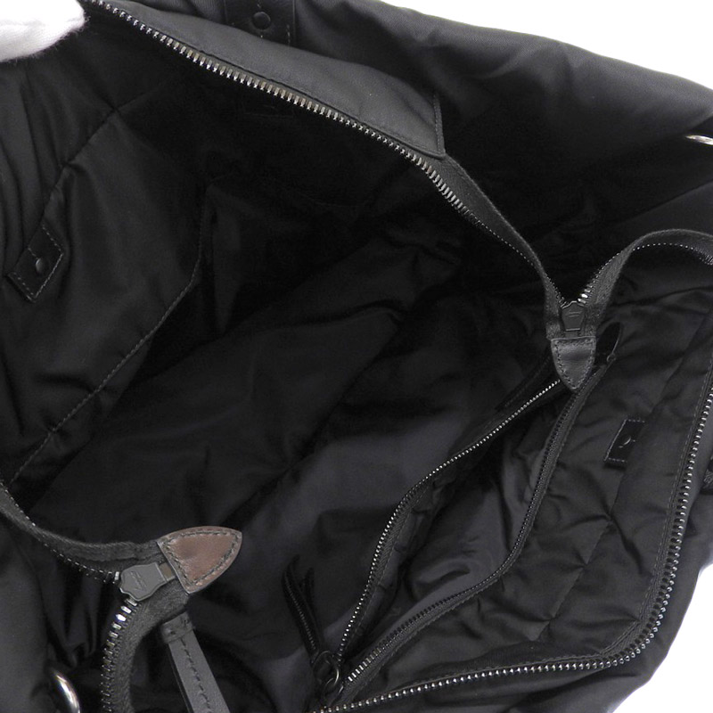 http://プラダ%20PRADA%202WAYバッグ%20トートバッグ%20ショルダーバッグ%20ナイロン/レザー%20ブラック%201BG217%20中古%20OB1984