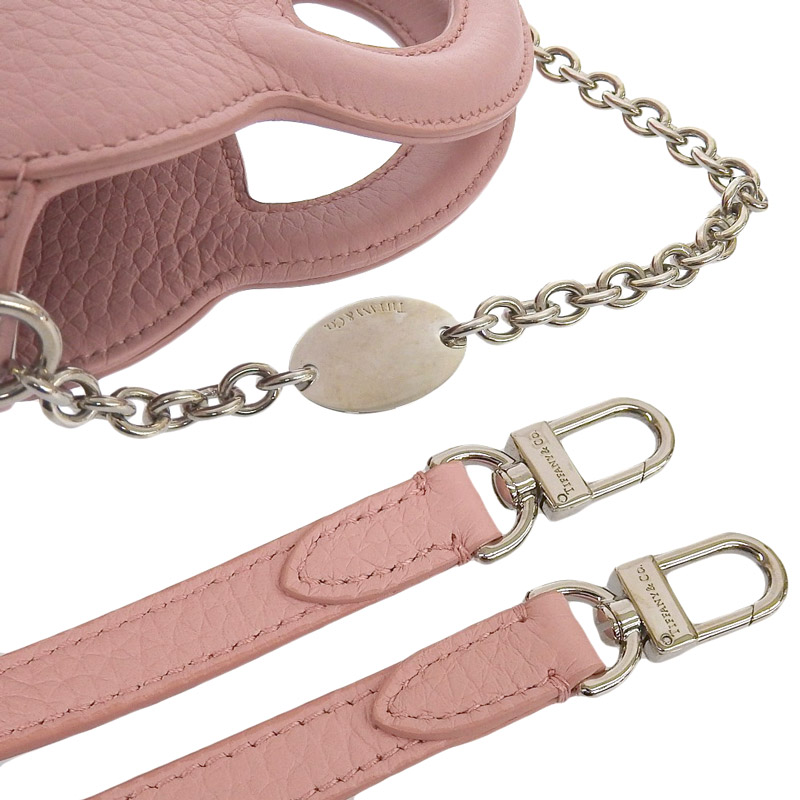 http://ティファニー%20TIFFANY%20&%20Co.%20リターントゥティファニー%202WAYバッグ%20ショルダーバッグ%20ハンドバッグ%20レザー%20ピンク%20中古%20TI0139