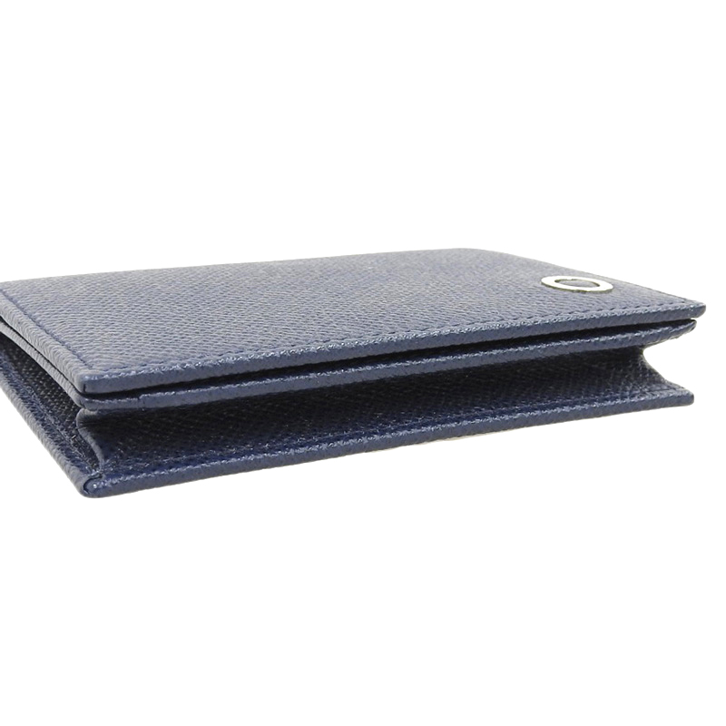 http://ブルガリ%20BVLGARI%20名刺入れ%20カードケース%20レザー%20ネイビー%20美品%20BV0363